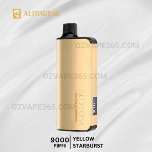 ALIBARBAR INGOT 9000 Puffs Yellow Starburst