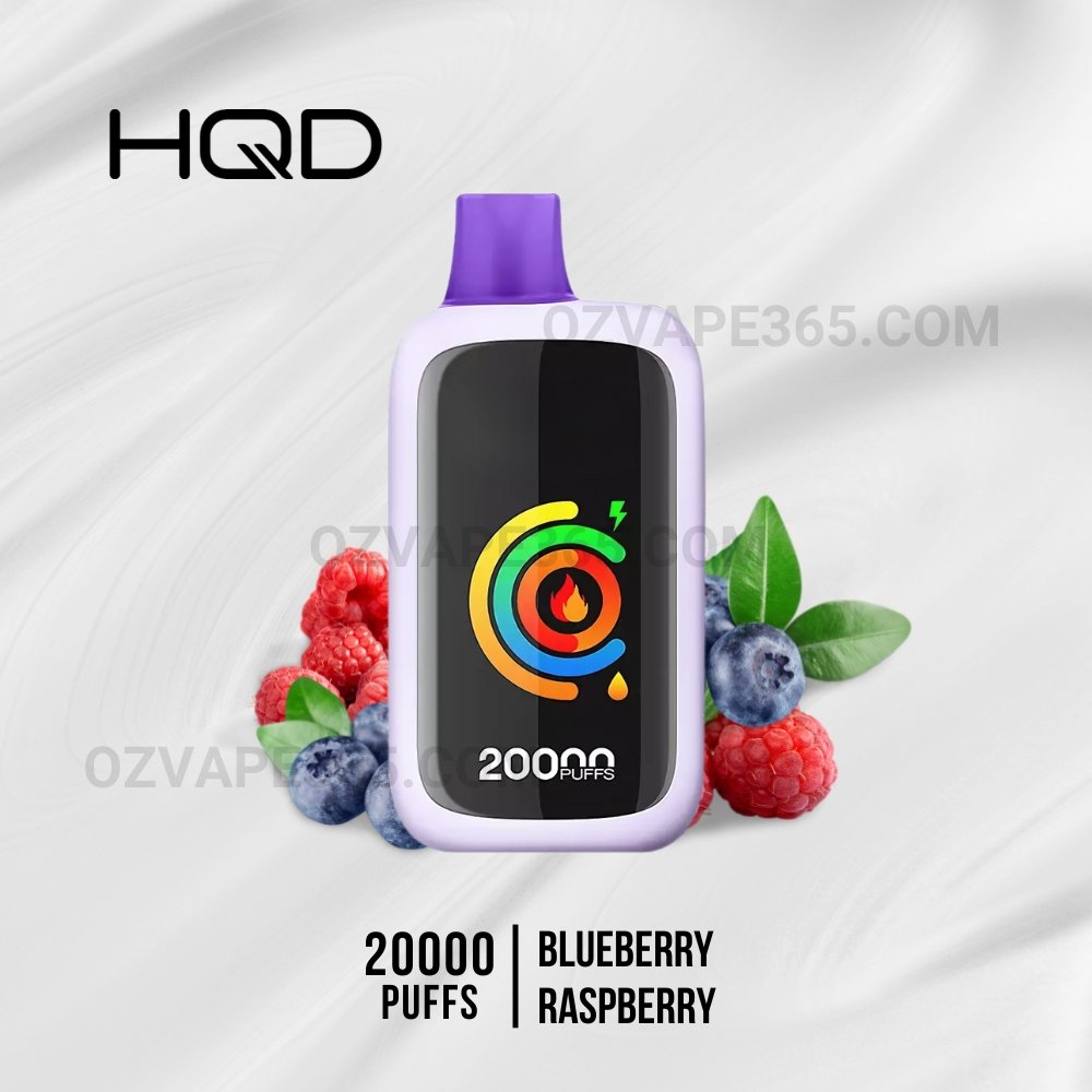 HQD Cuvie Slick 20000 Puffs Blueberry Raspberry HQD Cuvie Slick 20000 Puffs Blueberry Raspberry