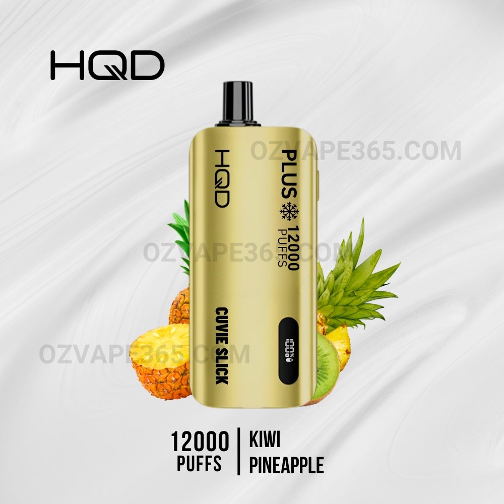 HQD Cuvie Slick Plus 12000 Puffs Kiwi Pineapple HQD Cuvie Slick Plus 12000 Puffs Kiwi Pineapple