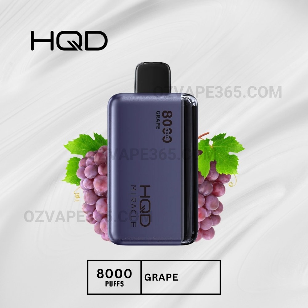 HQD Miracle 8000 Puffs Grape HQD Miracle 8000 Puffs Grape