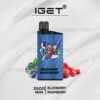 IGET Bar 3500 Puffs Blueberry Raspberry 1 IGET Bar 3500 Puffs Blueberry Raspberry