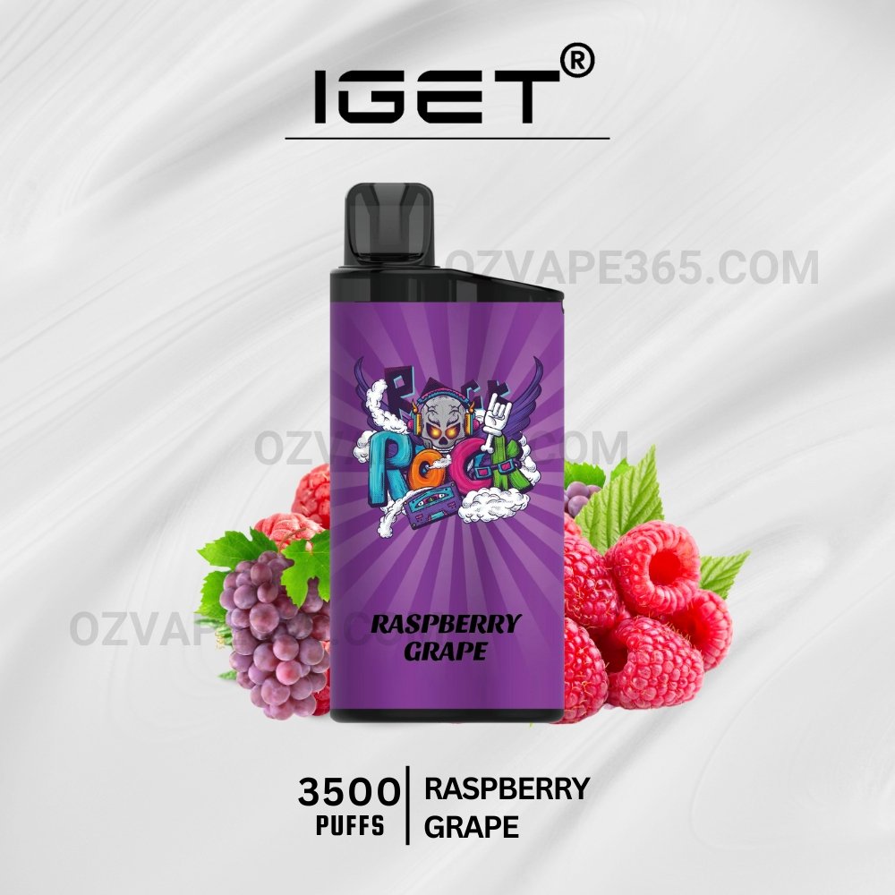 IGET Bar 3500 Puffs Raspberry Grape IGET Bar 3500 Puffs Raspberry Grape