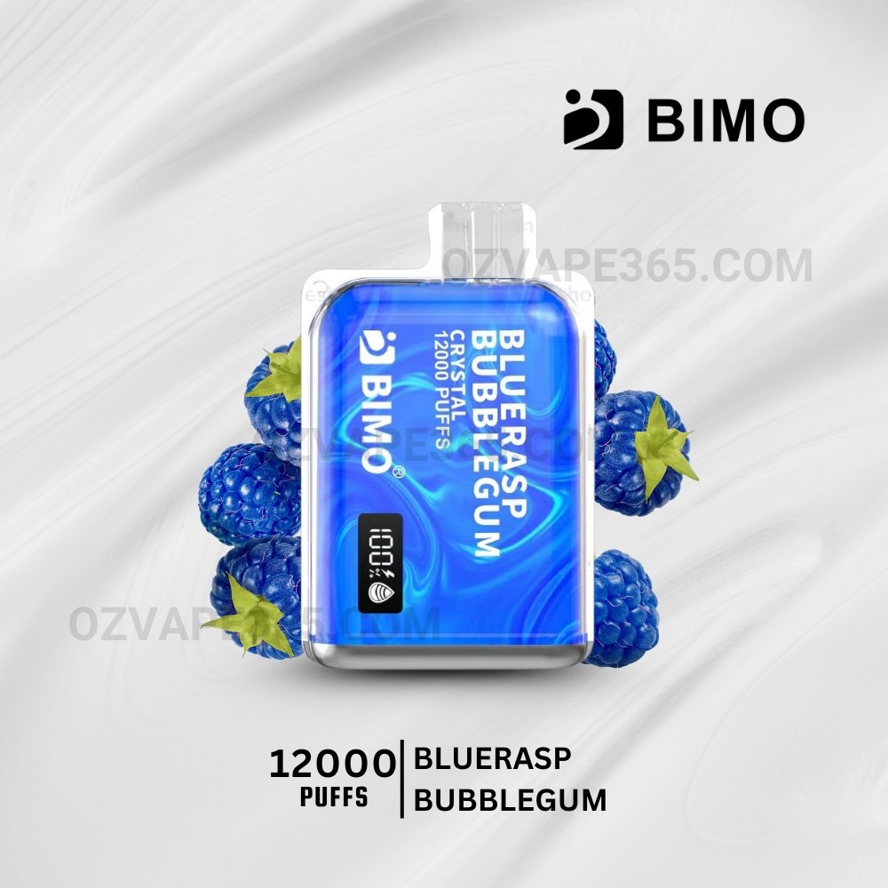 BIMO Crystal 12000 Puffs Bluerasp Bubblegum BIMO Crystal 12000 Puffs Bluerasp Bubblegum