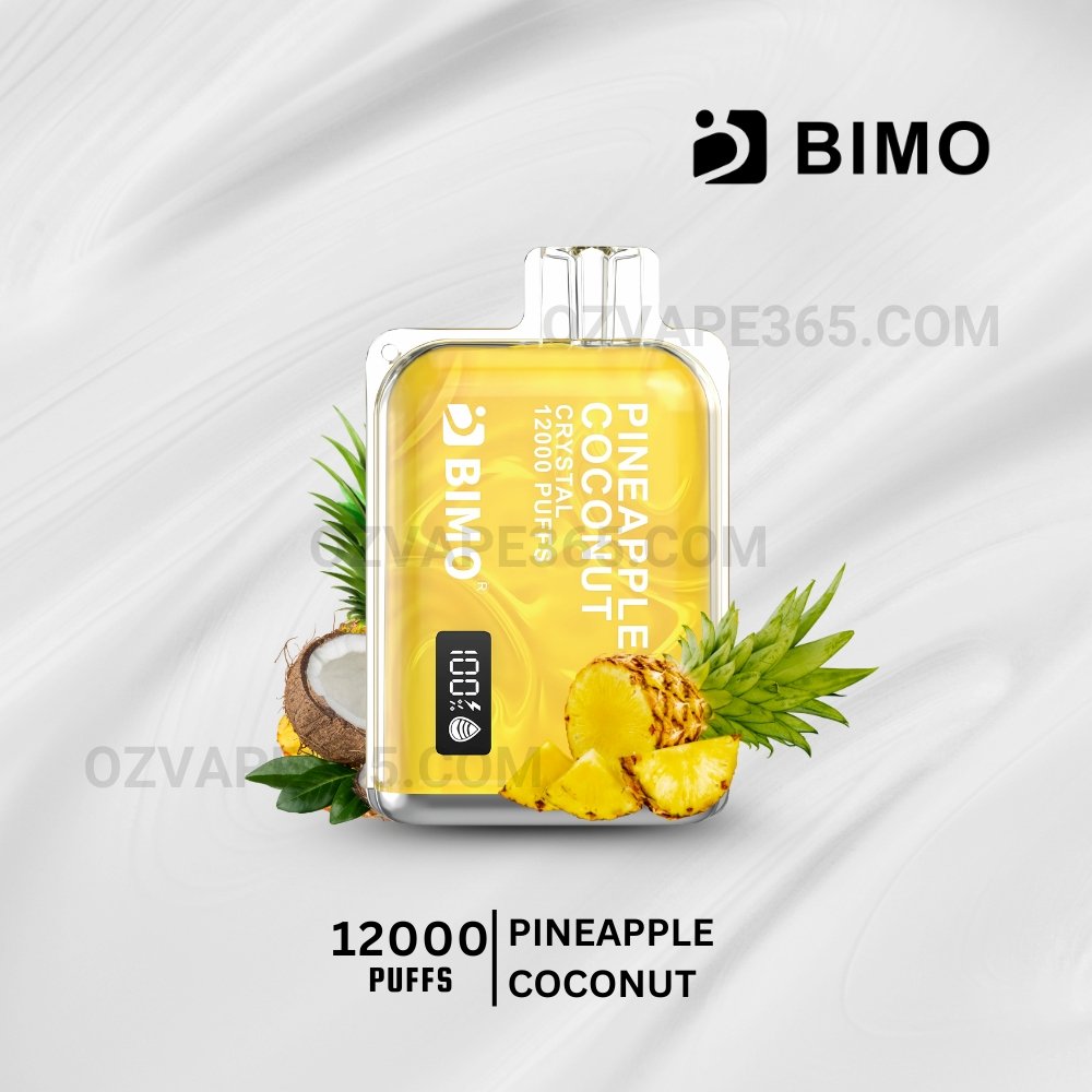 BIMO Crystal 12000 Puffs Pineapple Coconut BIMO Crystal 12000 Puffs Pineapple Coconut