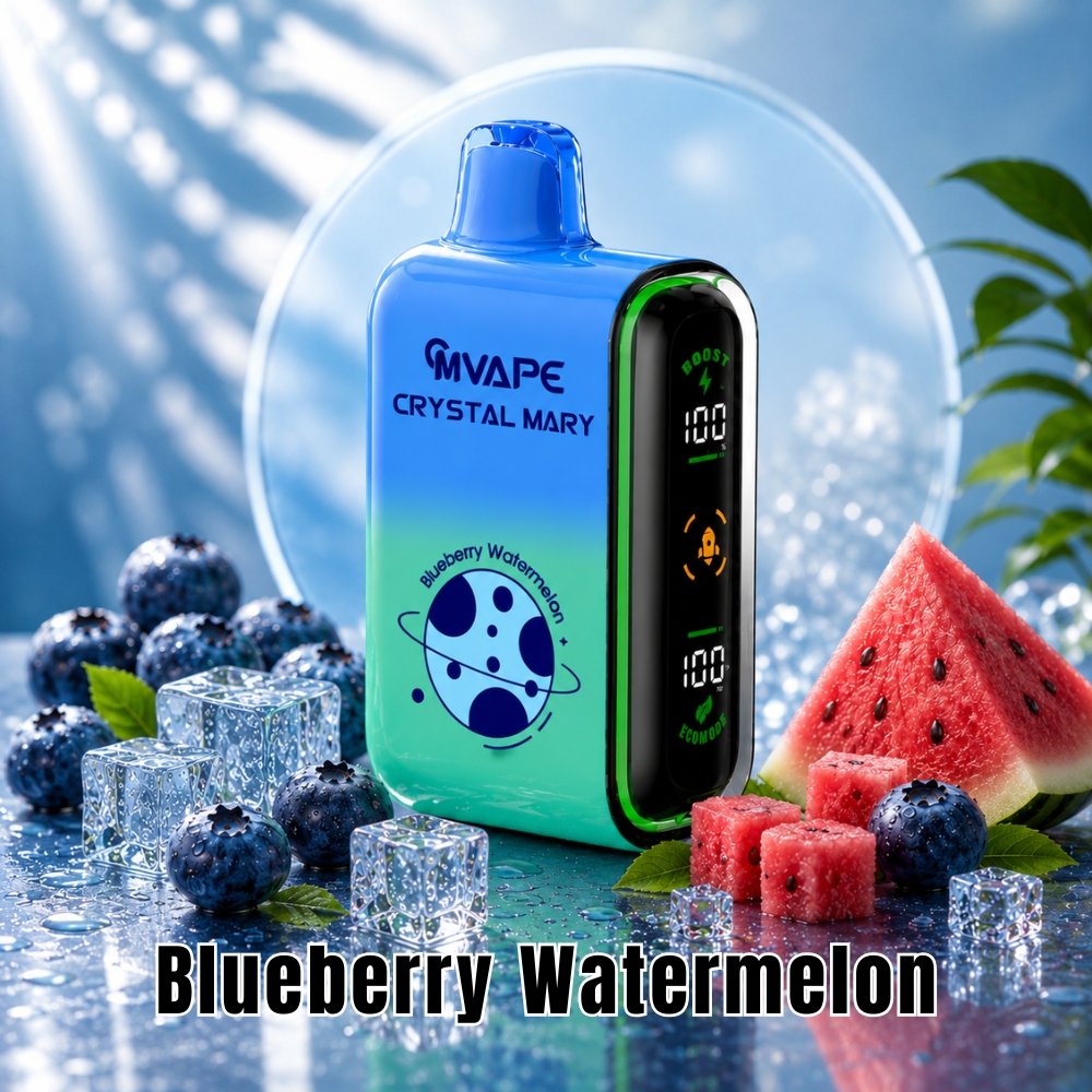 Crystal Mary Pulse 20000 Puffs Blueberry Watermelon Crystal Mary Pulse 20000 Puffs Blueberry Watermelon