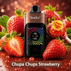 SOEKE S9 28000 Puffs Chuppa Chupps Strawberry