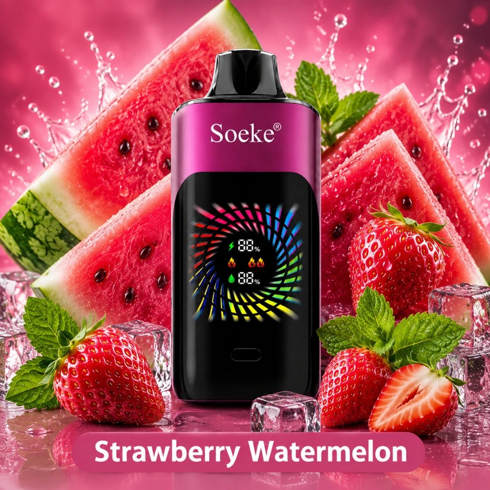 SOEKE S9 28000 Puffs Strawberry Watermelon SOEKE S9 28000 Puffs Strawberry Watermelon